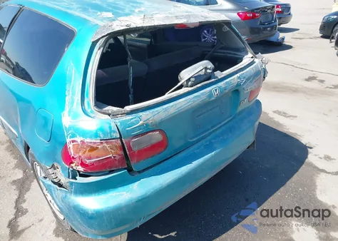 1992 Honda Civic Dx from USA, damaged, VIN 2HGEH2455NH514012